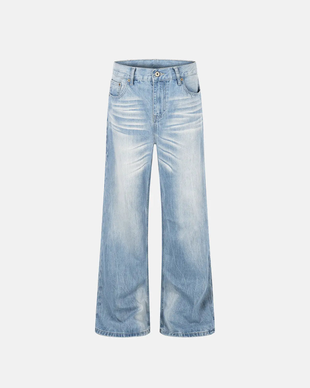 Vintage Whiskered Bootcut Jeans | Inflation Streetwear