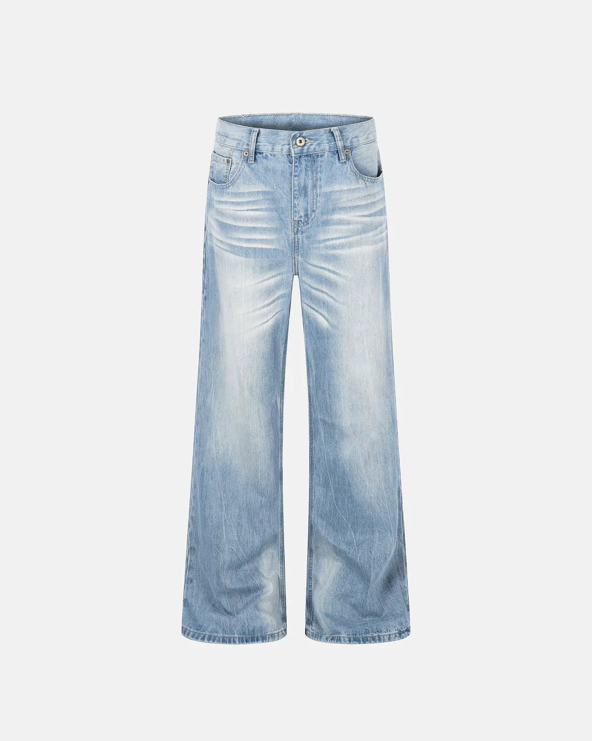 Vintage Whiskered Bootcut Jeans | Inflation Streetwear