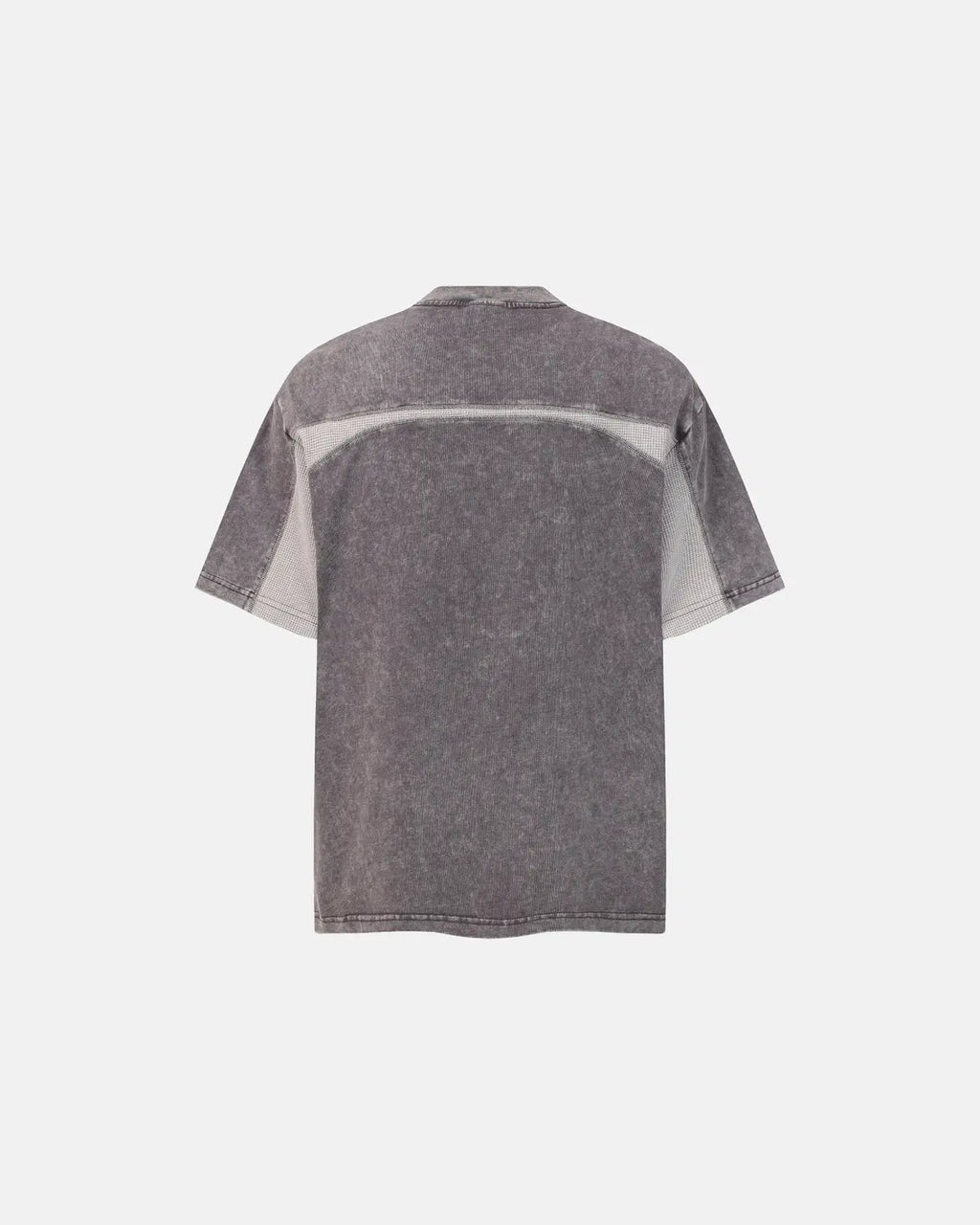 Textured Patchwork Washed T-Shirt | Inflation Streetwear