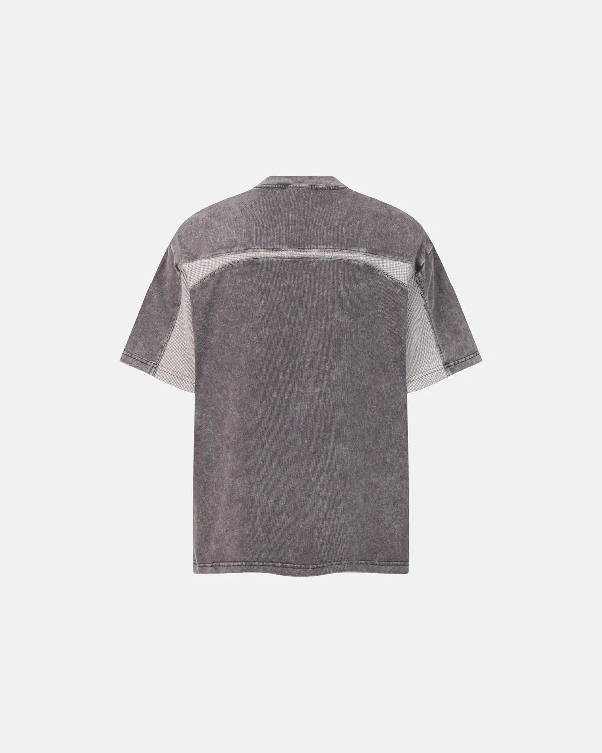 Textured Patchwork Washed T-Shirt | Inflation Streetwear