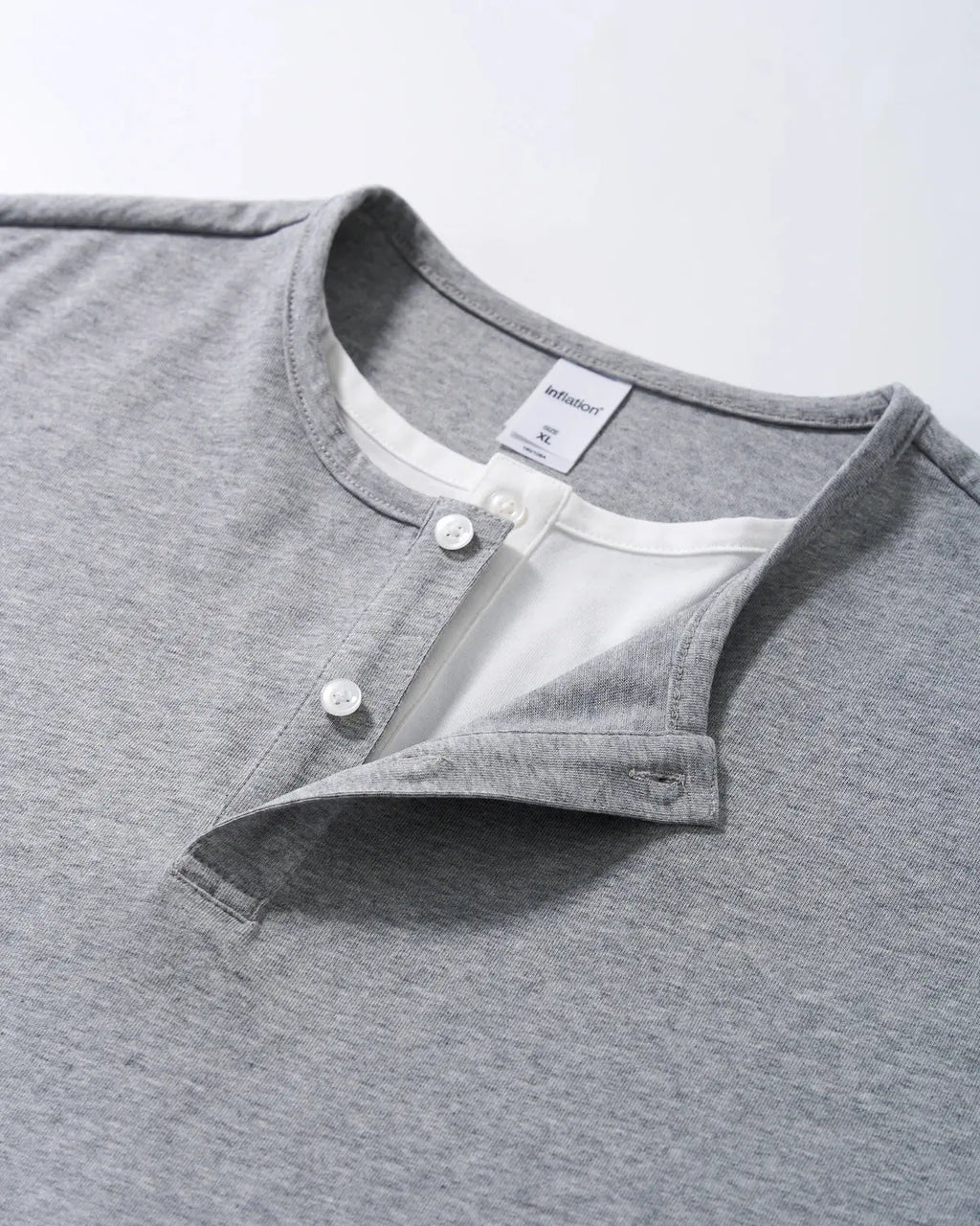 Old Money Layered Henley T-Shirt | Inflation Streetwear