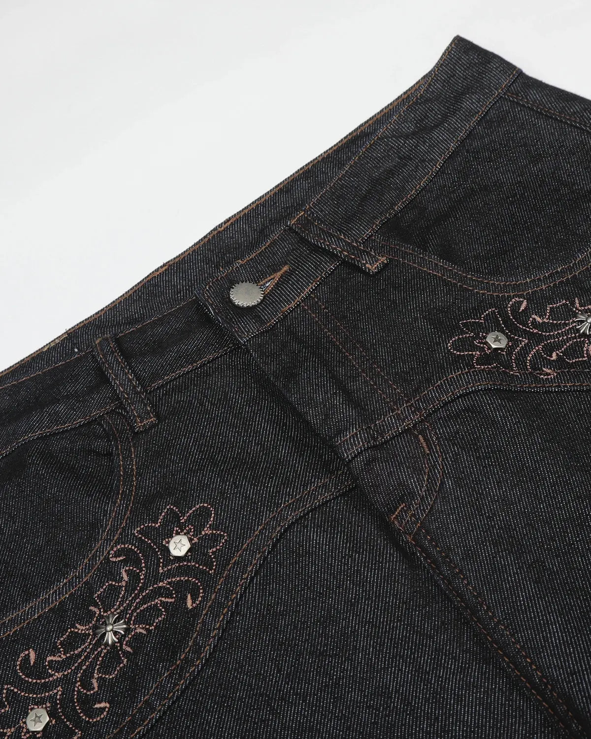 Vintage Embroidered Bootcut Jeans | Inflation Streetwear