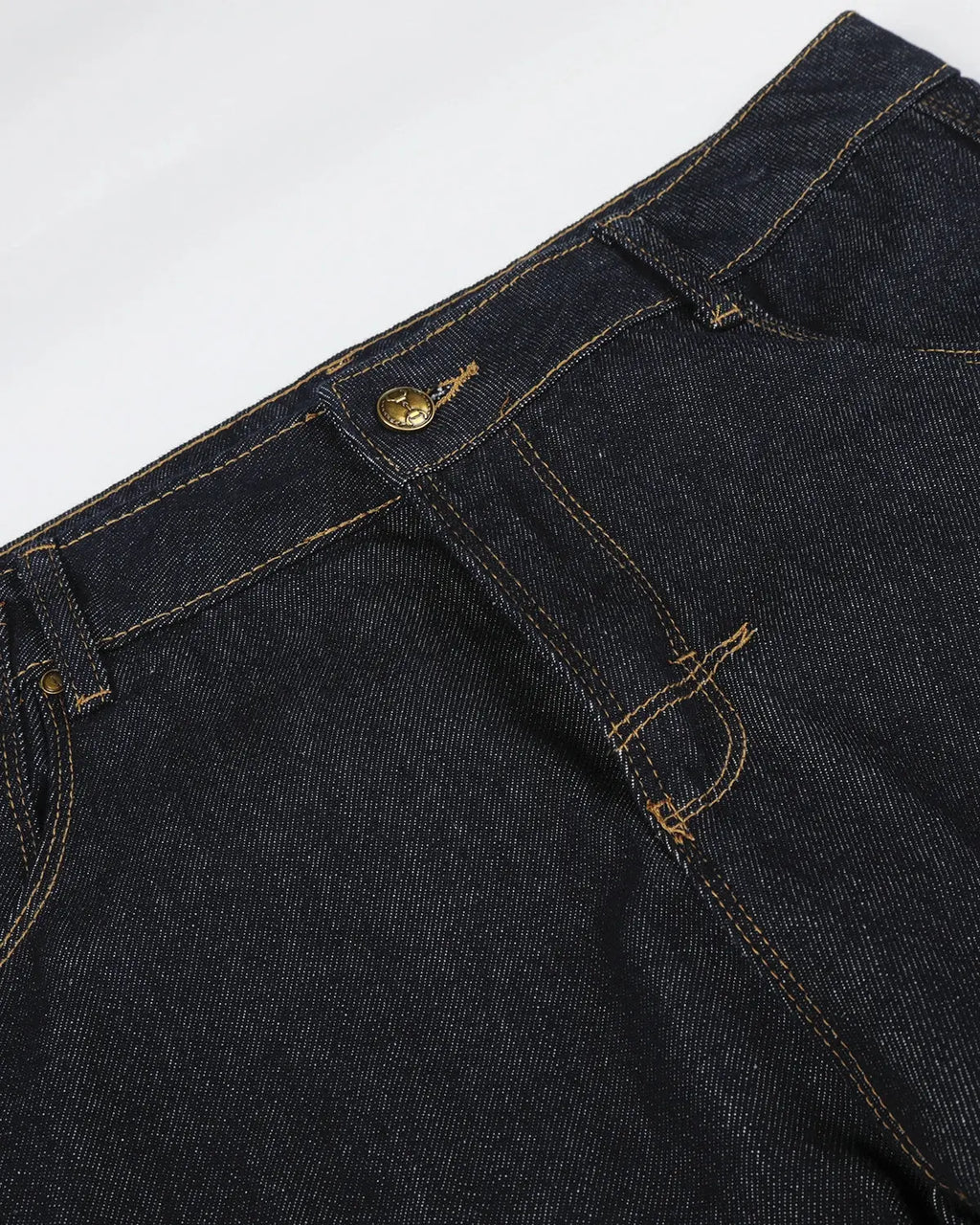 Raw Wash Barrel Jeans with Cinch Back | Inflation Streetwear