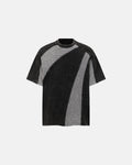 Textured Patchwork Washed T-Shirt | Inflation Streetwear