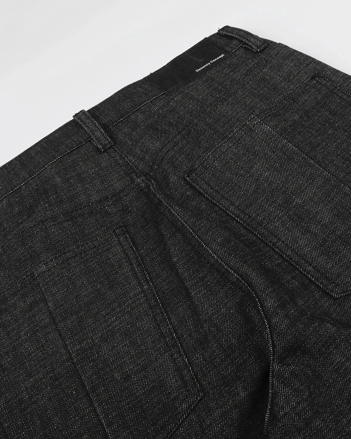 Button Detail Deconstructed Raw Baggy Jeans | Inflation Streetwear