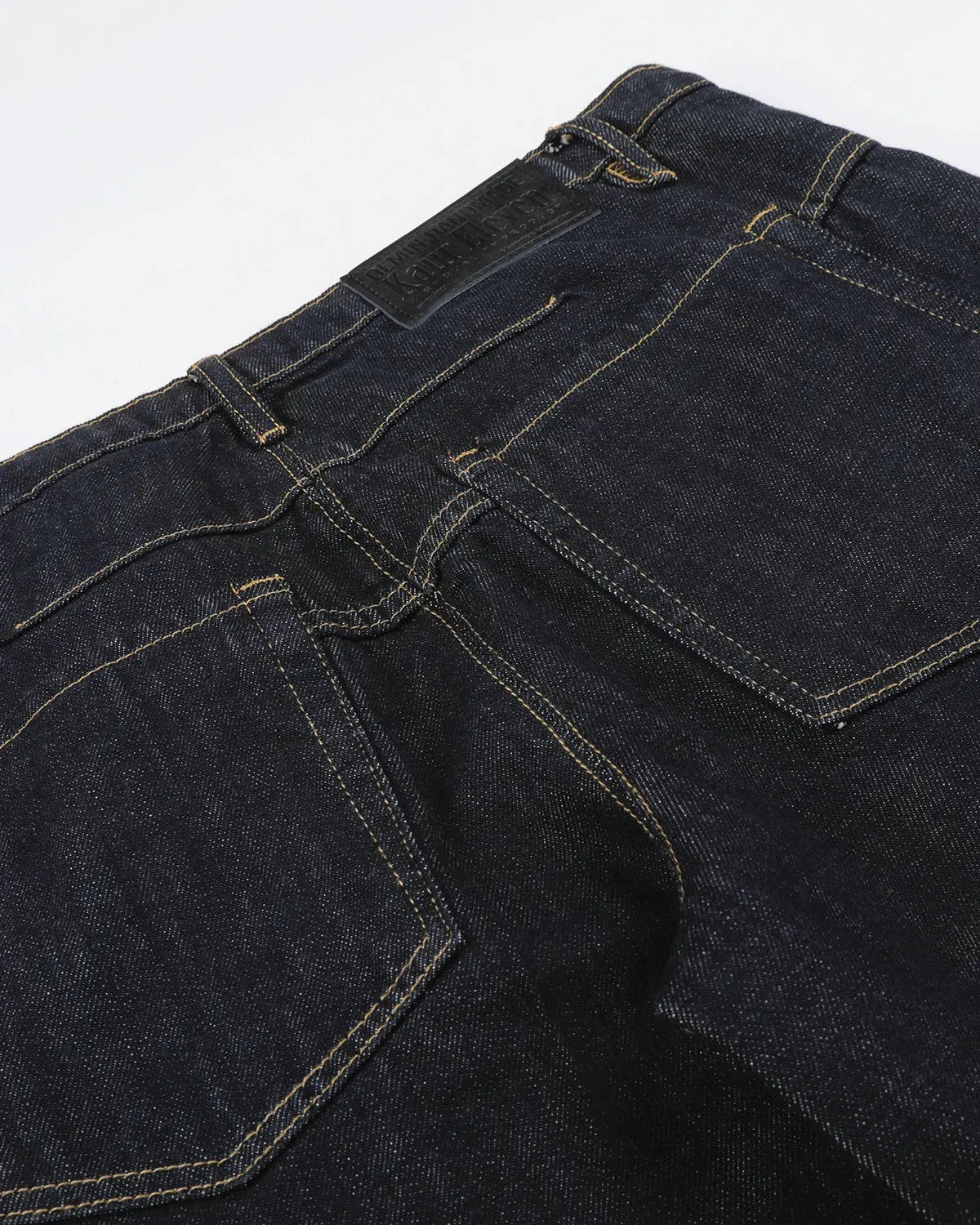 Button Detail Raw Wide-Leg Jeans | Inflation Streetwear