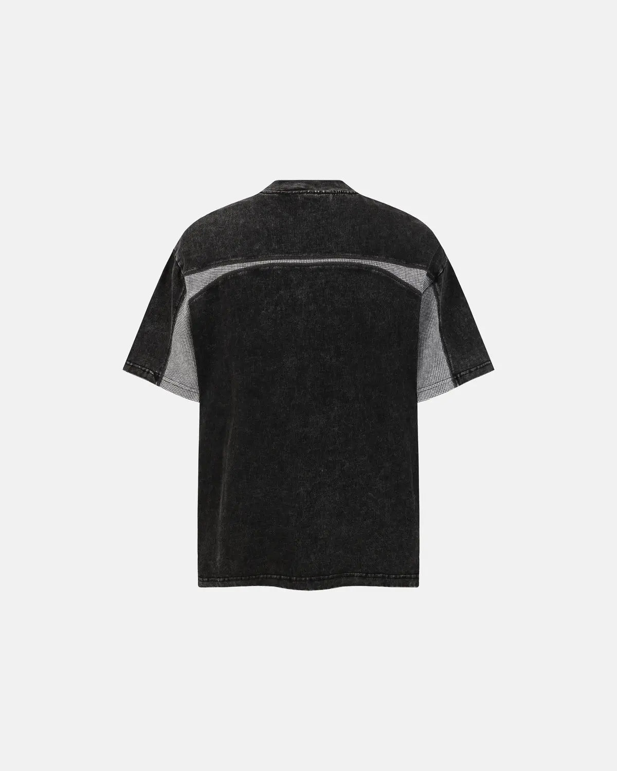 Textured Patchwork Washed T-Shirt | Inflation Streetwear