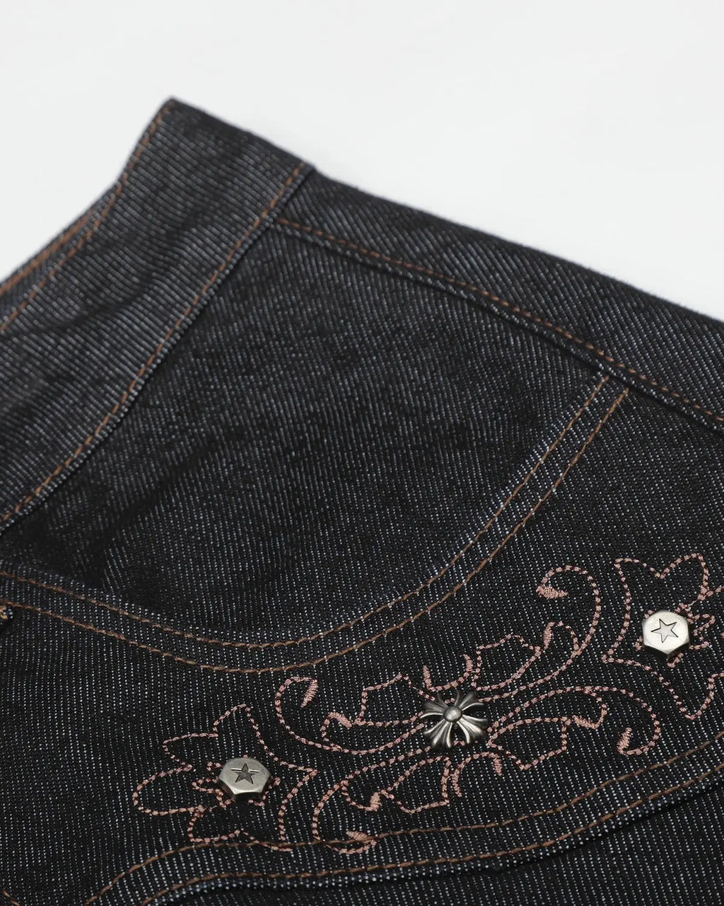 Vintage Embroidered Bootcut Jeans | Inflation Streetwear