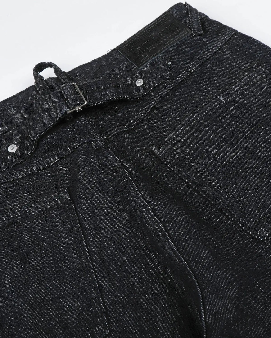 Cinch Back Raw Baggy Jeans | Inflation Streetwear
