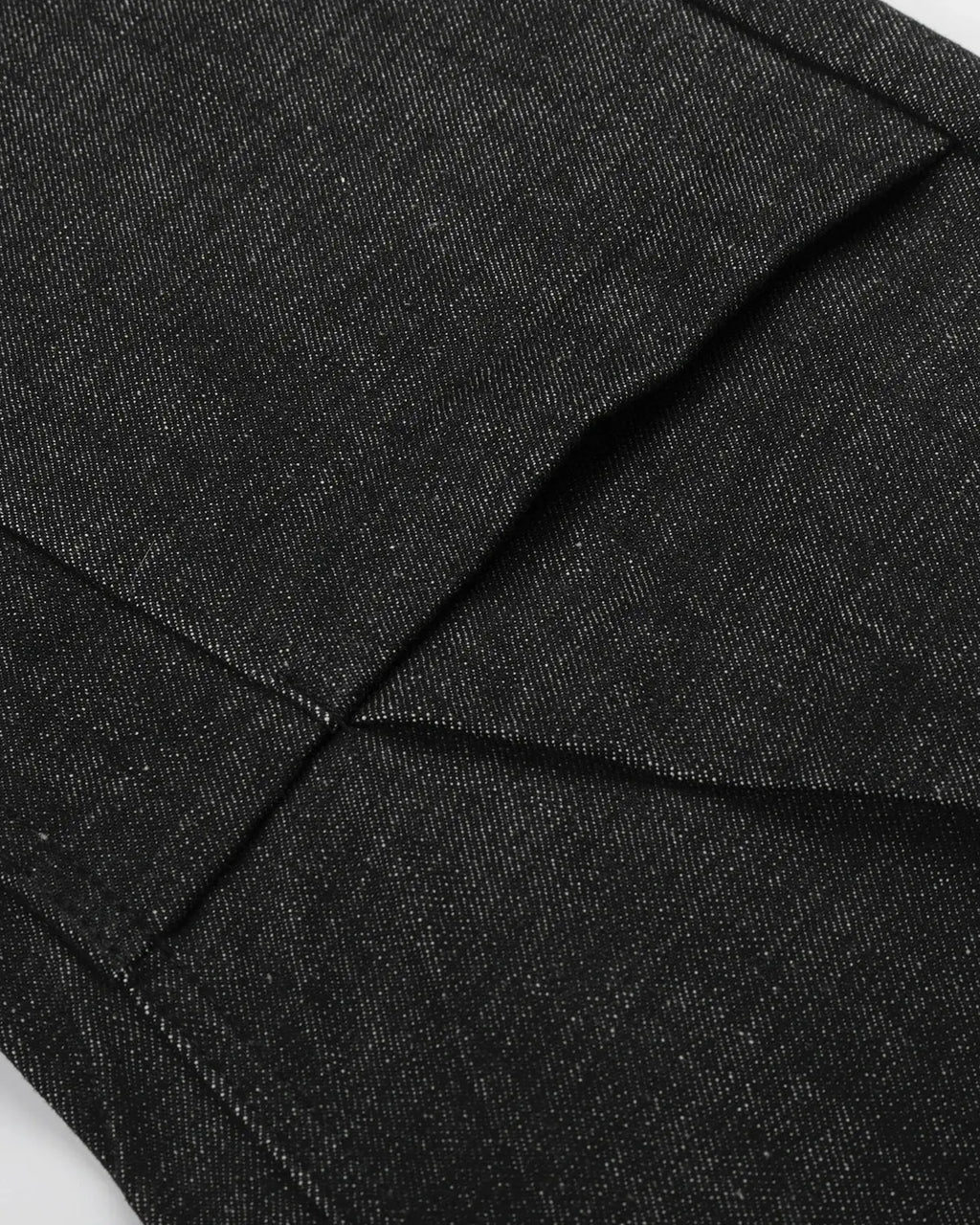 Button Detail Deconstructed Raw Baggy Jeans | Inflation Streetwear
