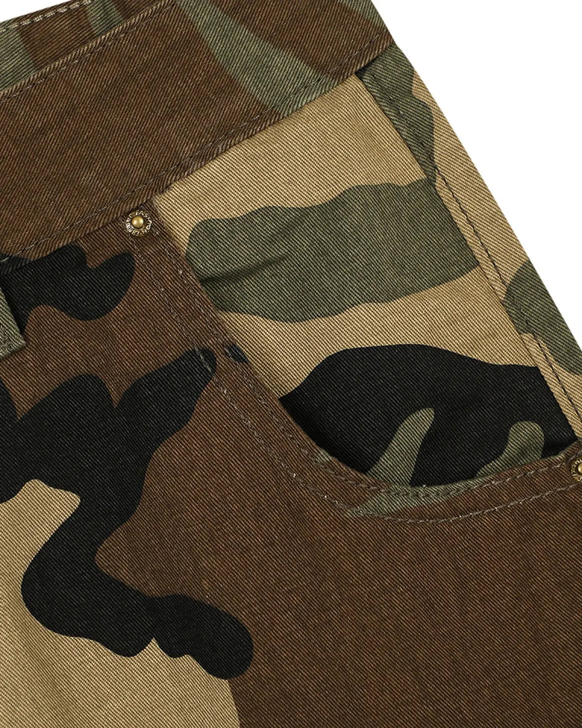 Camo Cargo Longline Shorts | Inflation Streetwear