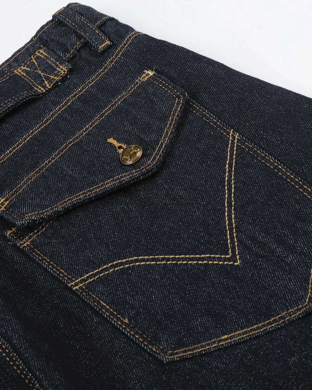 Raw Wash Barrel Jeans with Cinch Back | Inflation Streetwear