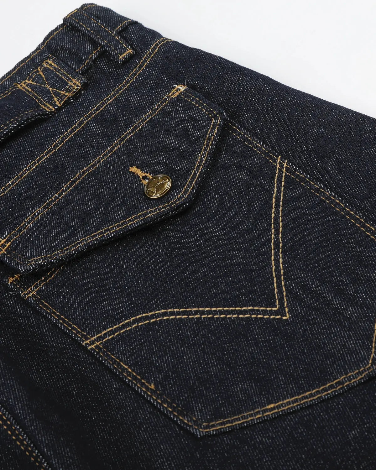 Raw Wash Barrel Jeans with Cinch Back | Inflation Streetwear
