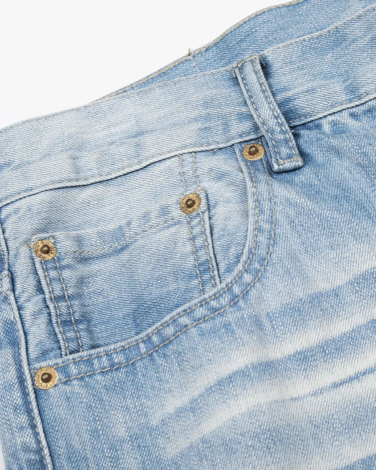 Vintage Whiskered Bootcut Jeans | Inflation Streetwear