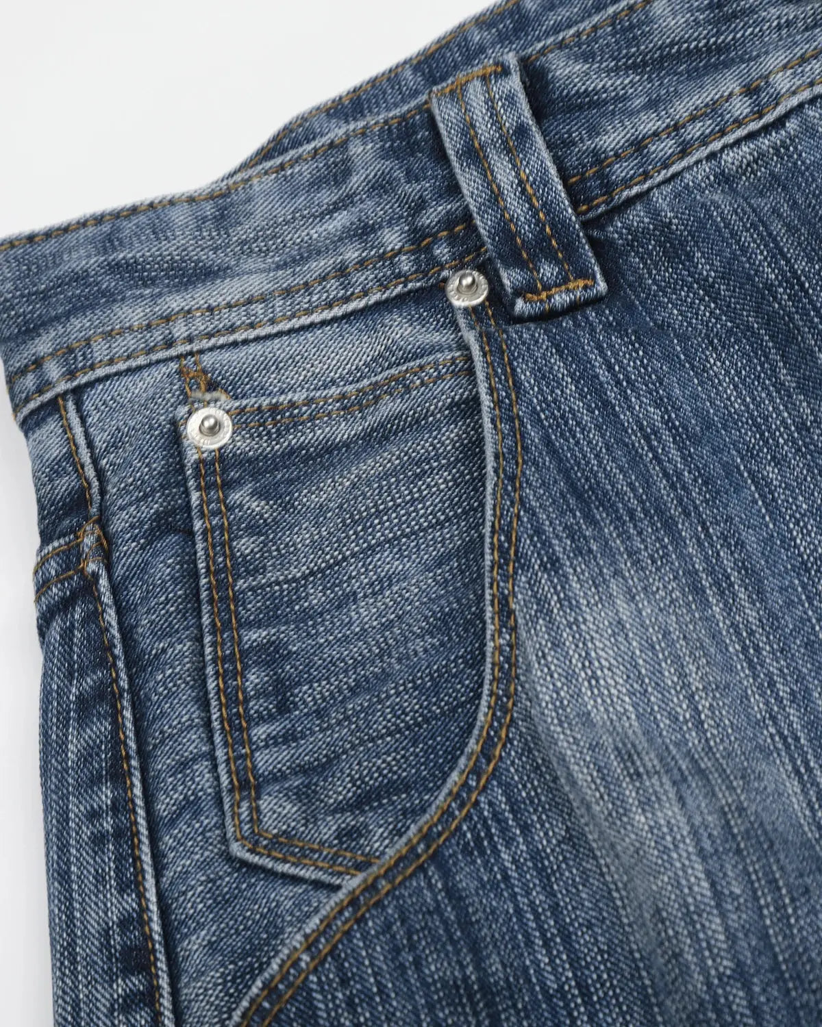 Adjustable Waist Bamboo Weave Baggy Jeans | Inflation Streetwear