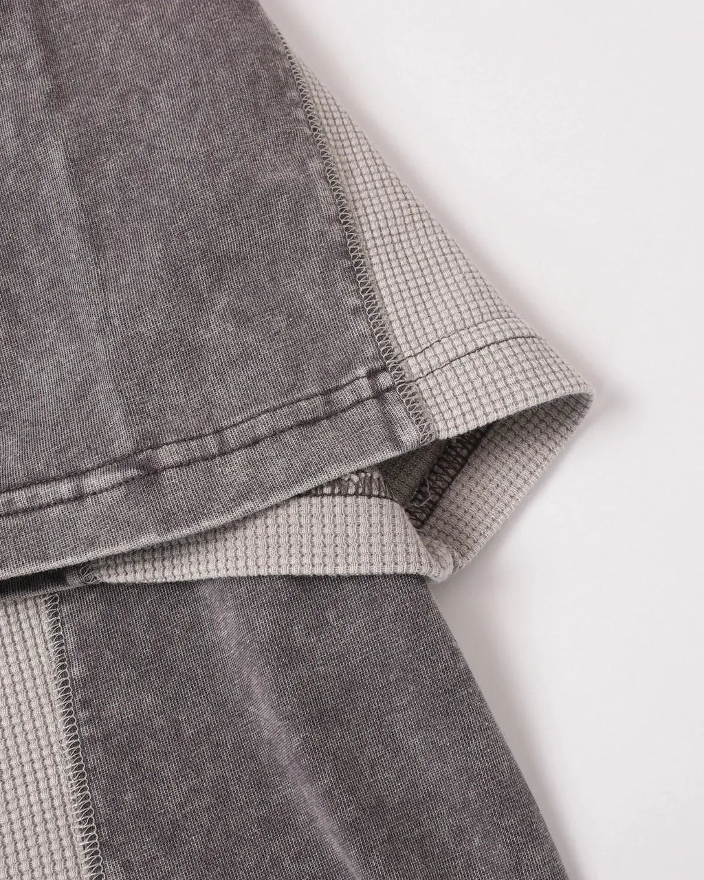 Textured Patchwork Washed T-Shirt | Inflation Streetwear