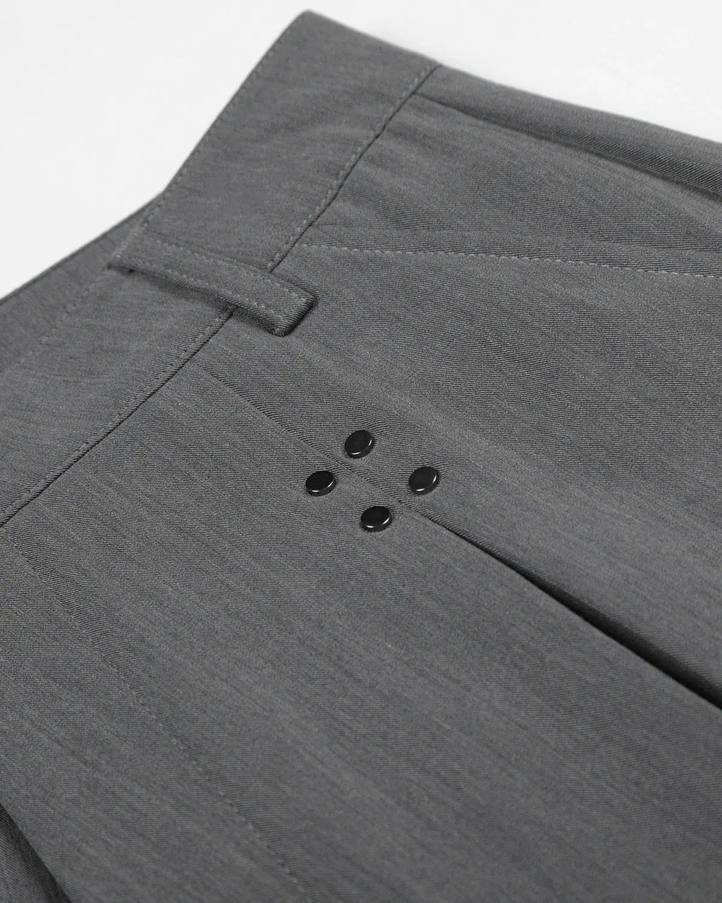 Pleated Stud Detail Tailored Shorts | Inflation Streetwear