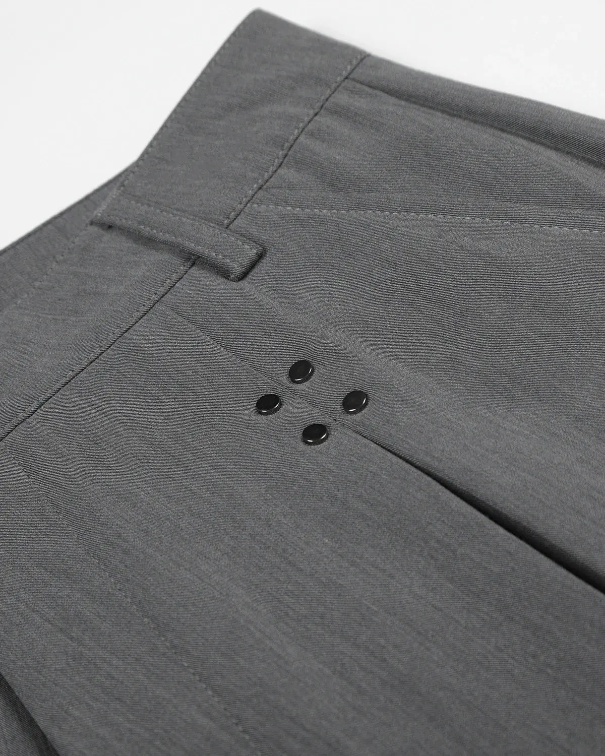 Pleated Stud Detail Tailored Shorts | Inflation Streetwear