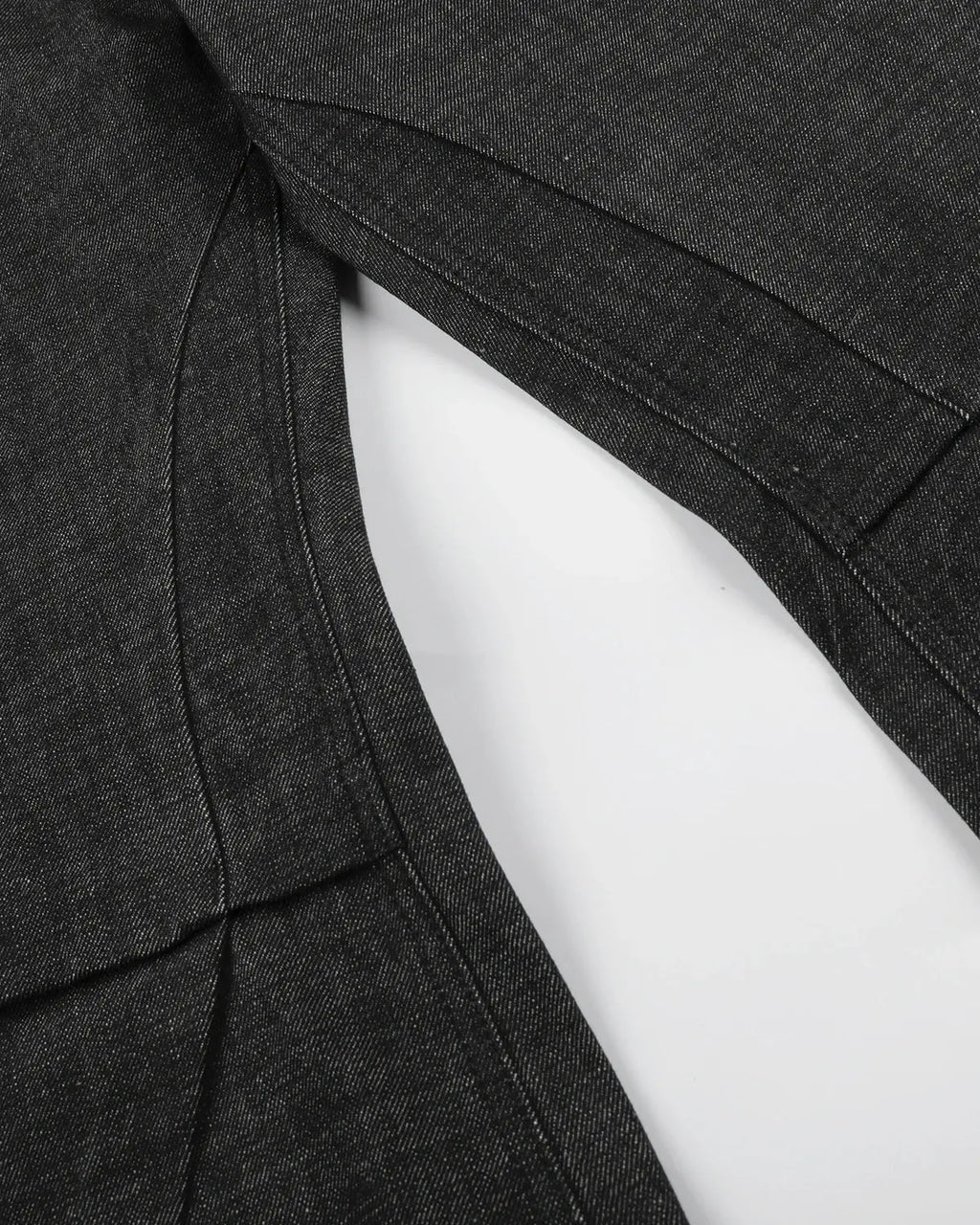 Button Detail Deconstructed Raw Baggy Jeans | Inflation Streetwear