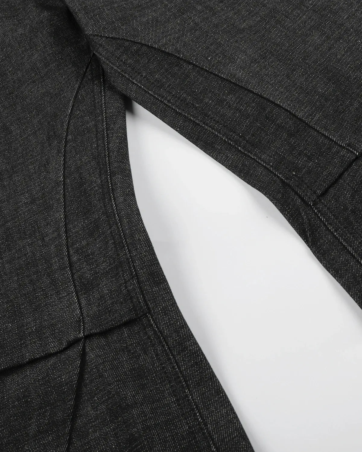 Button Detail Deconstructed Raw Baggy Jeans | Inflation Streetwear