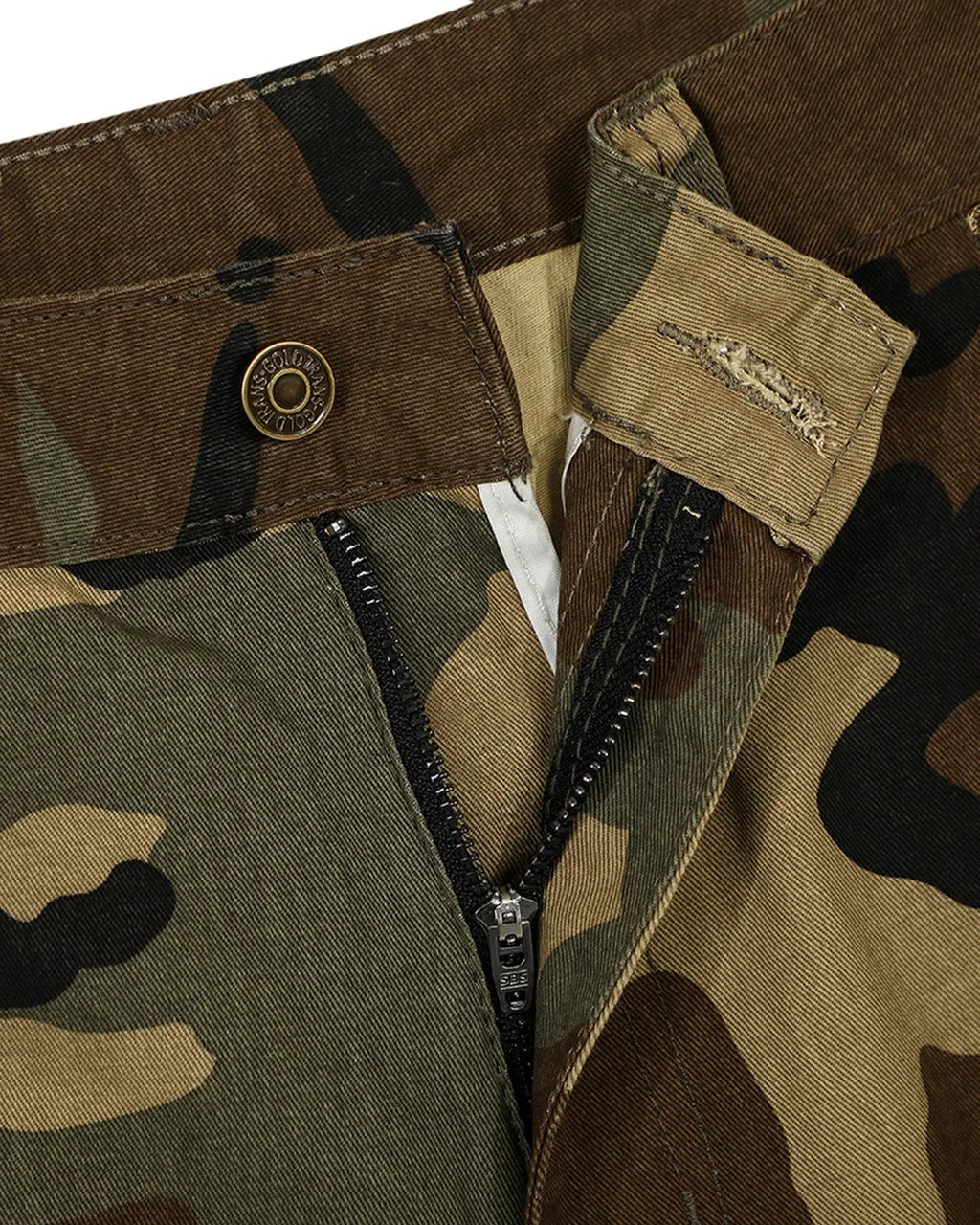 Camo Cargo Longline Shorts | Inflation Streetwear