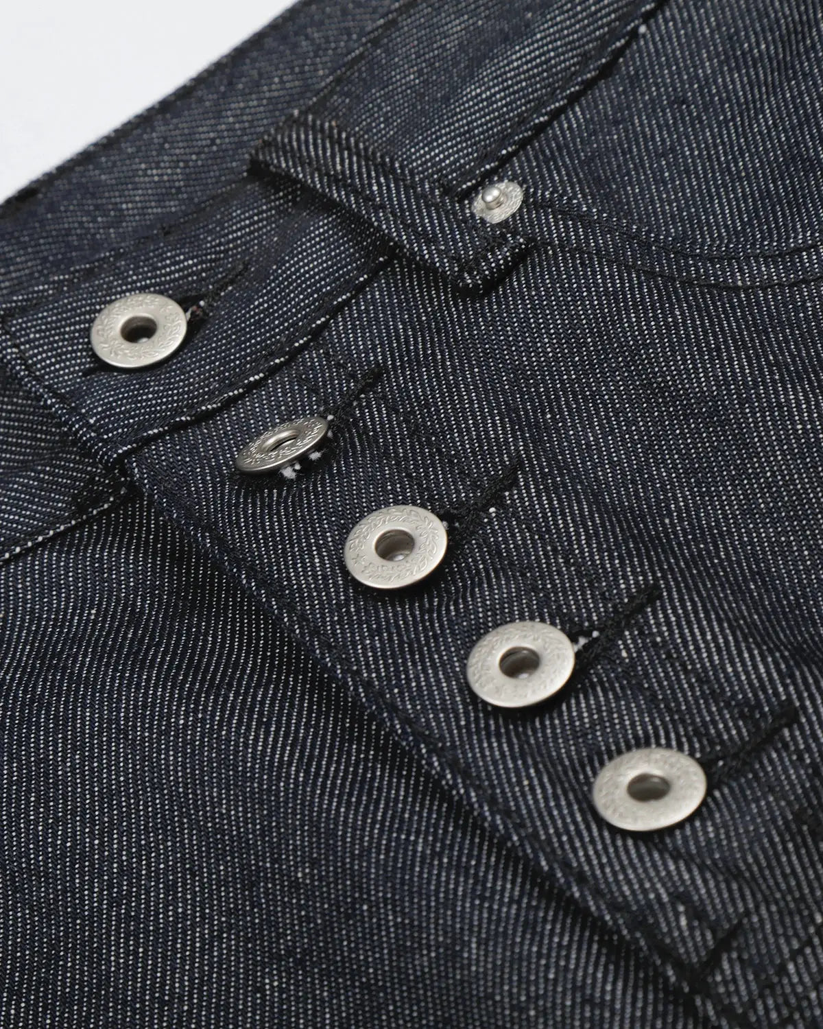 Button Detail Baggy Denim Jorts | Inflation Streetwear