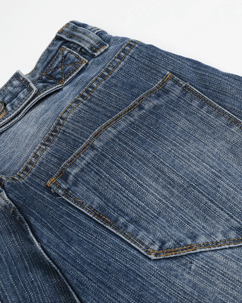 Adjustable Waist Bamboo Weave Baggy Jeans | Inflation Streetwear
