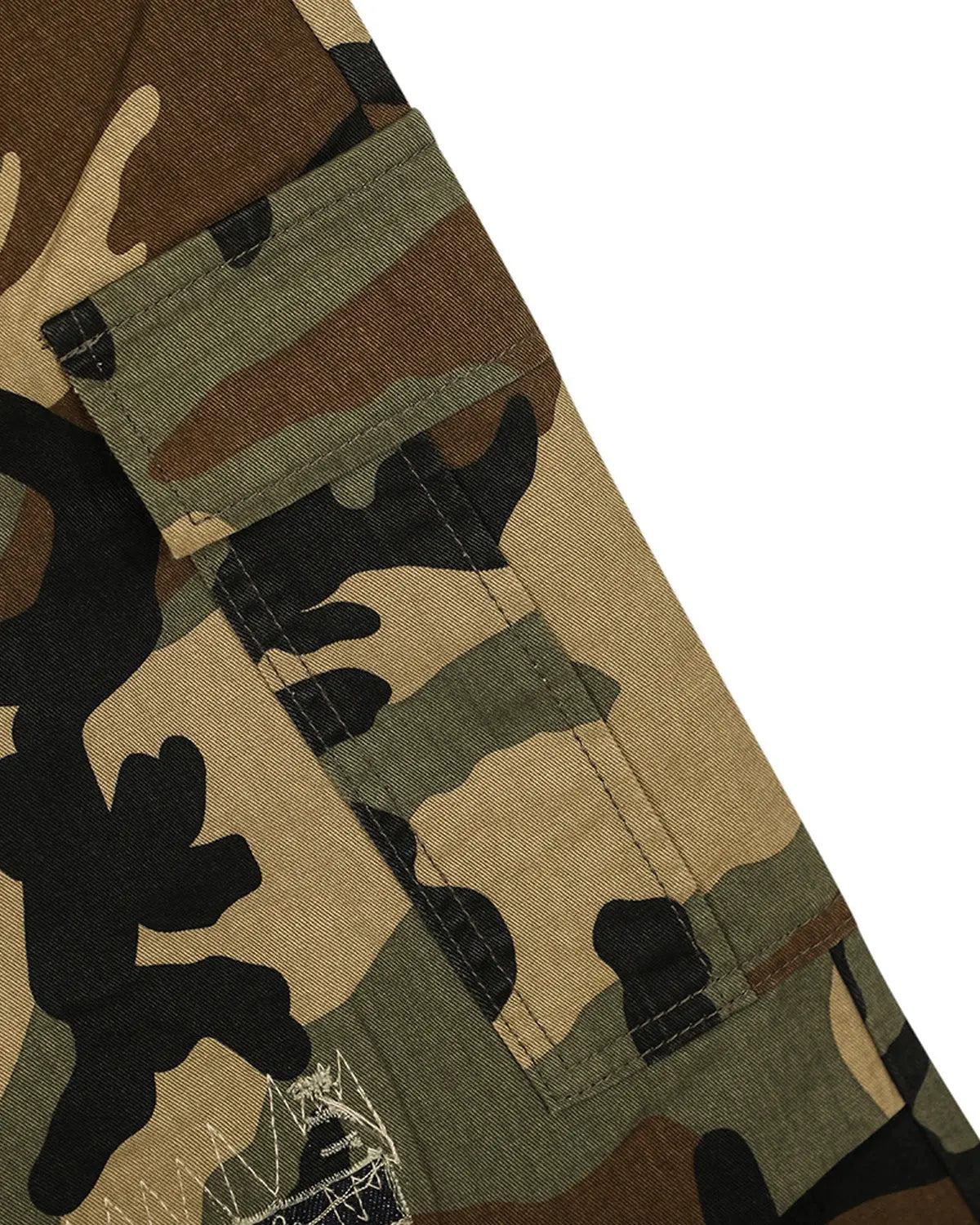 Camo Cargo Longline Shorts | Inflation Streetwear