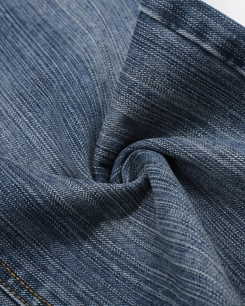 Adjustable Waist Bamboo Weave Baggy Jeans | Inflation Streetwear