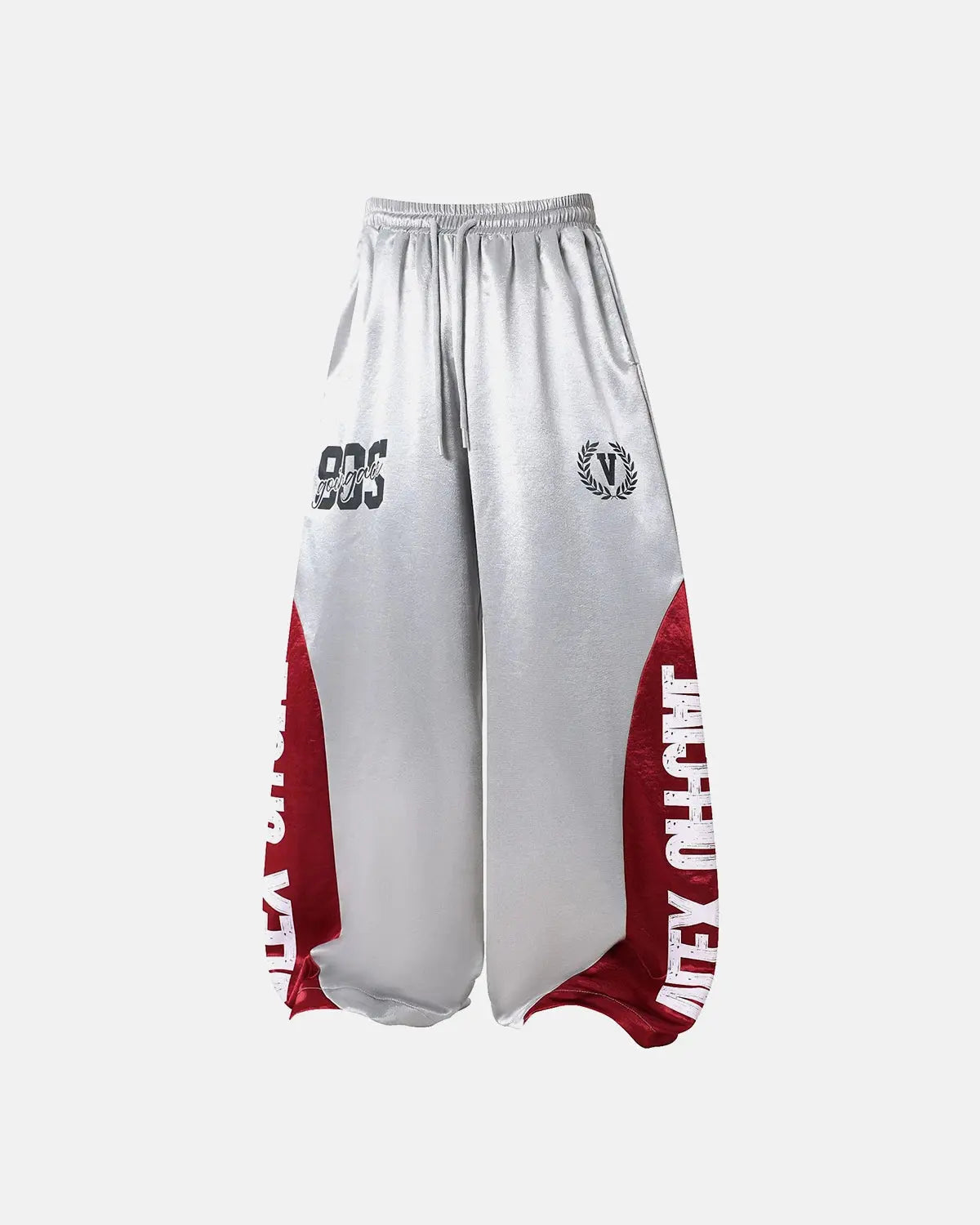 Glossy Contrast Barrel Sweatpant | Inflation Streetwear