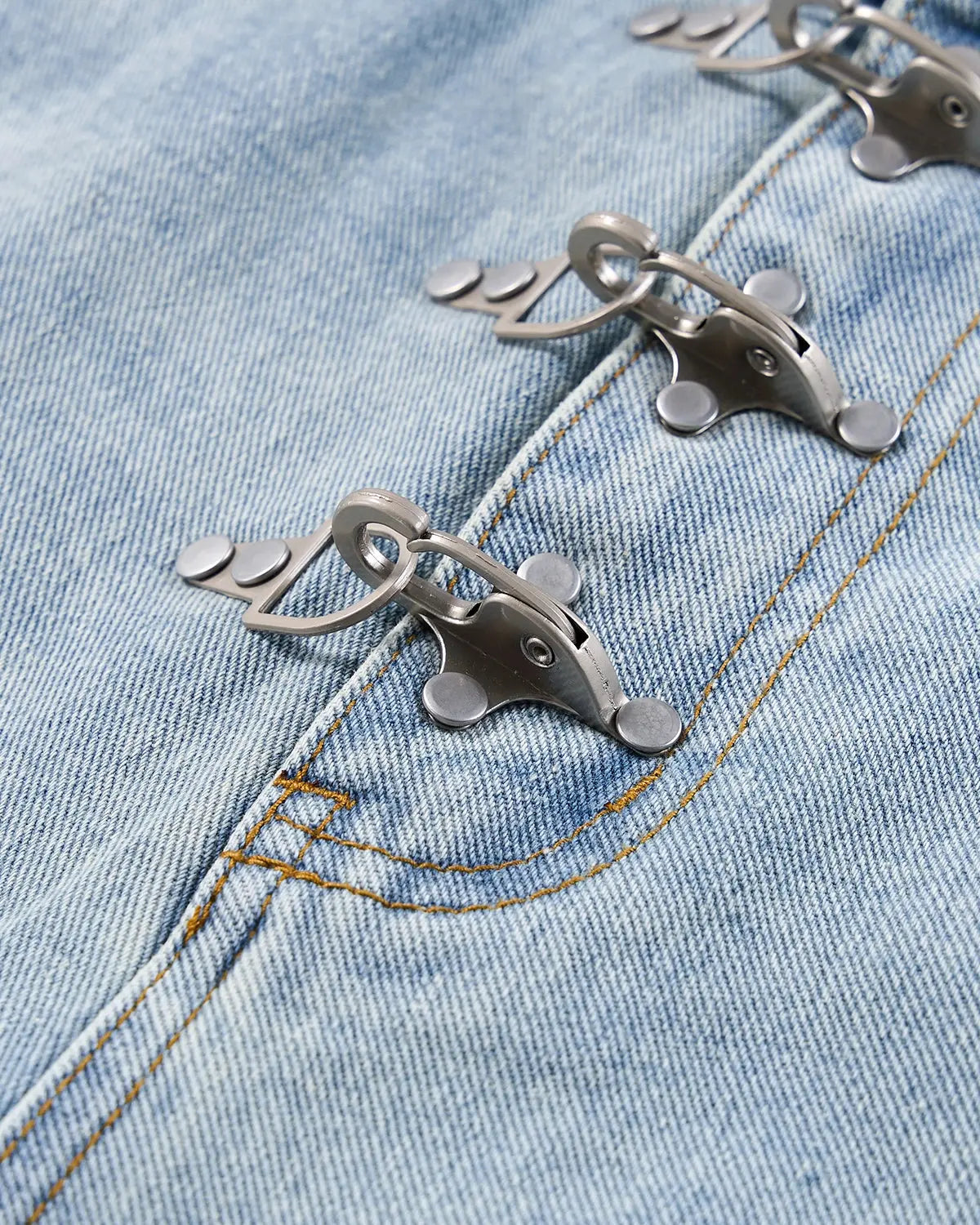 Metal Clasp Baggy Jorts | Inflation Streetwear
