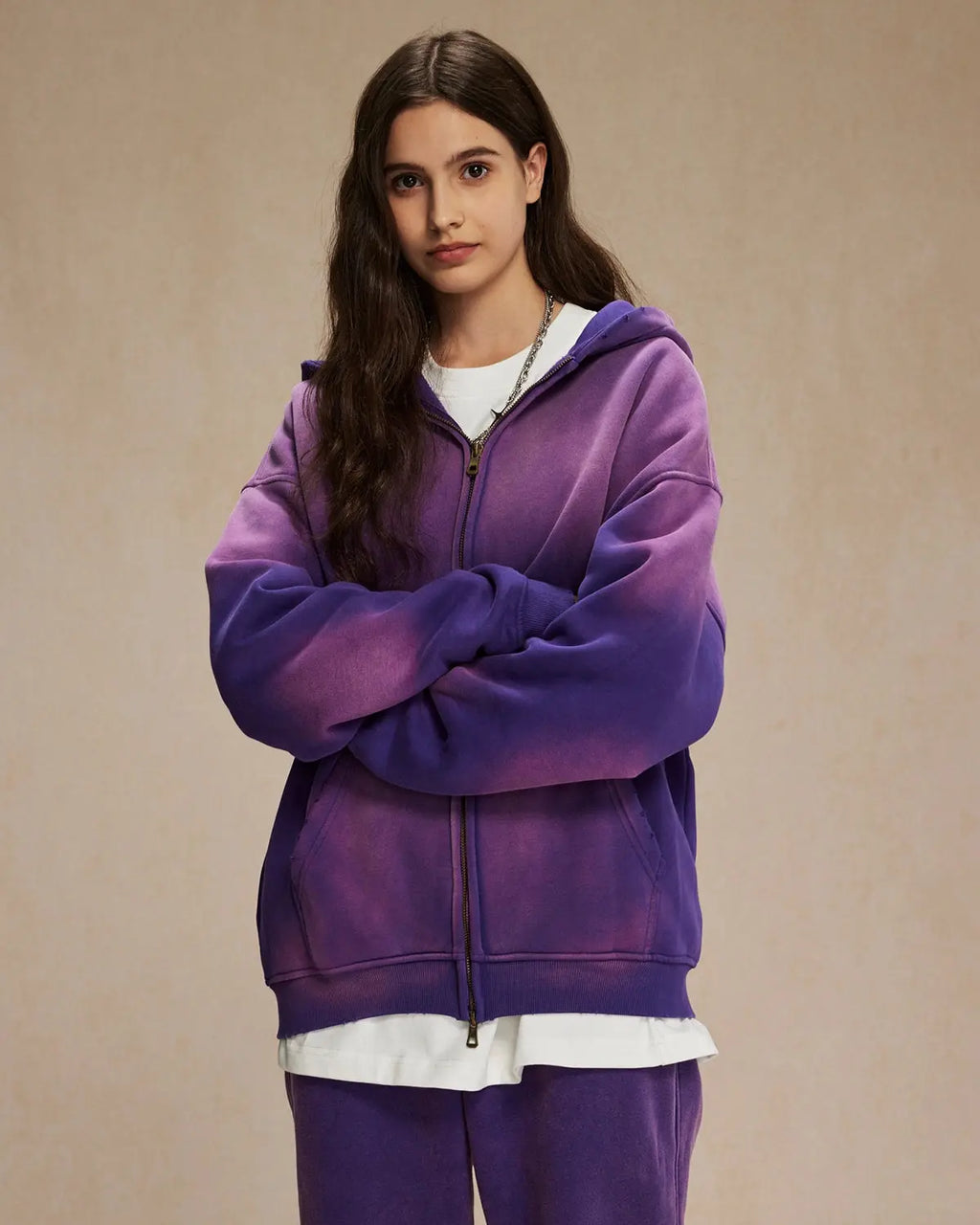 Acid Washed Zip Up Hoodies | Inflation Streetwear