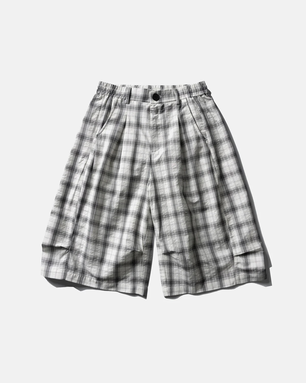 Plaid Longline Casual Shorts | Inflation Streetwear