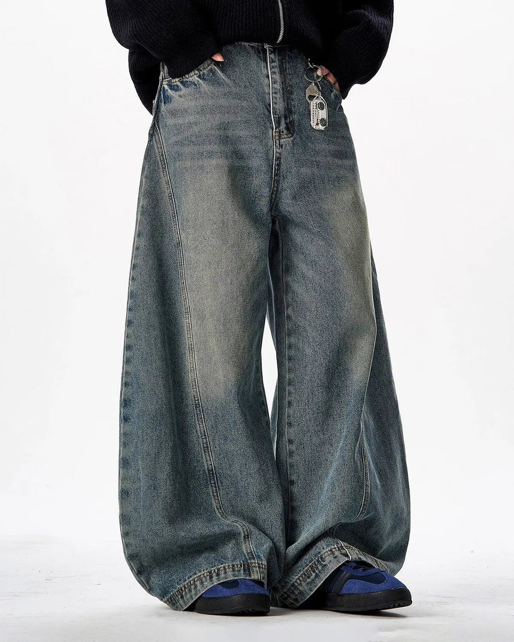 Vintage Washed Barrel Jeans | Inflation Streetwear
