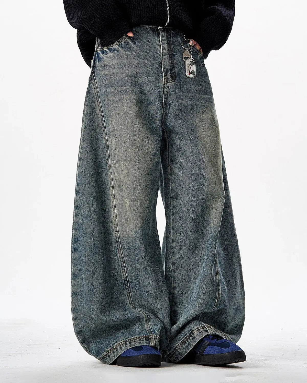 Vintage Washed Barrel Jeans | Inflation Streetwear
