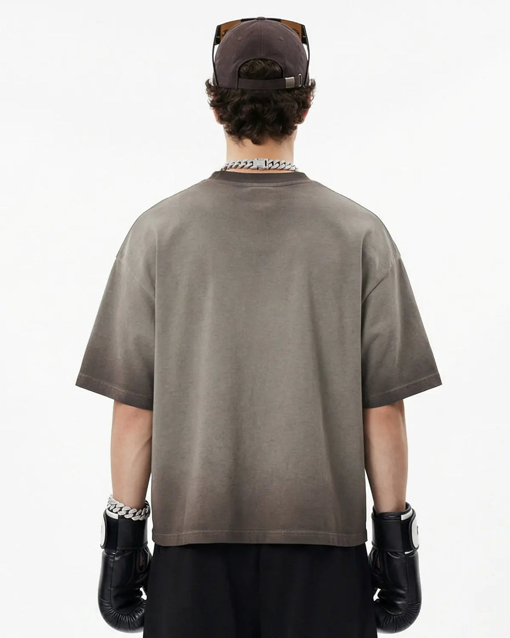 Monkey Washed Dyed Fade Boxy T-Shirt | Inflation Streetwear