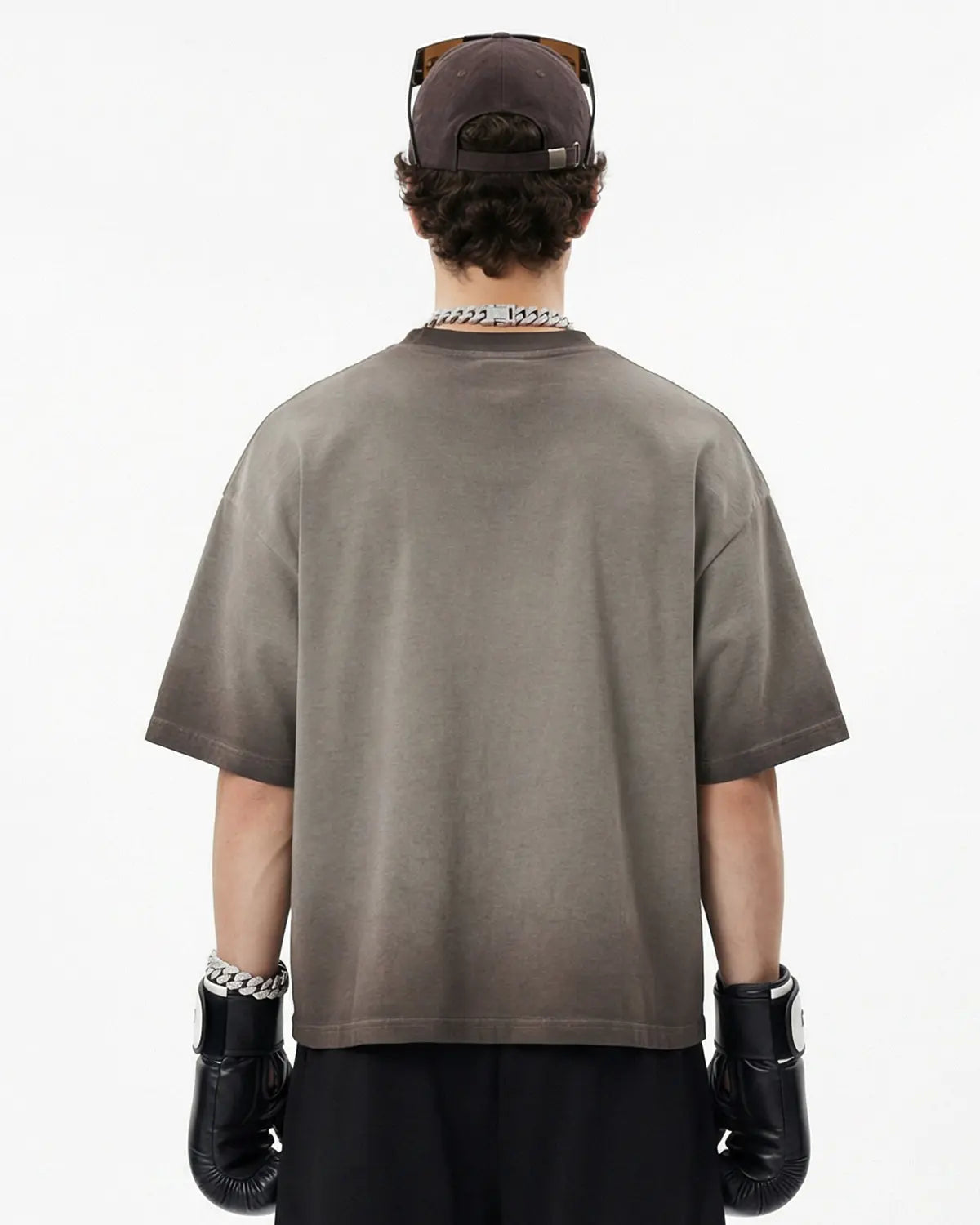 Monkey Washed Dyed Fade Boxy T-Shirt | Inflation Streetwear