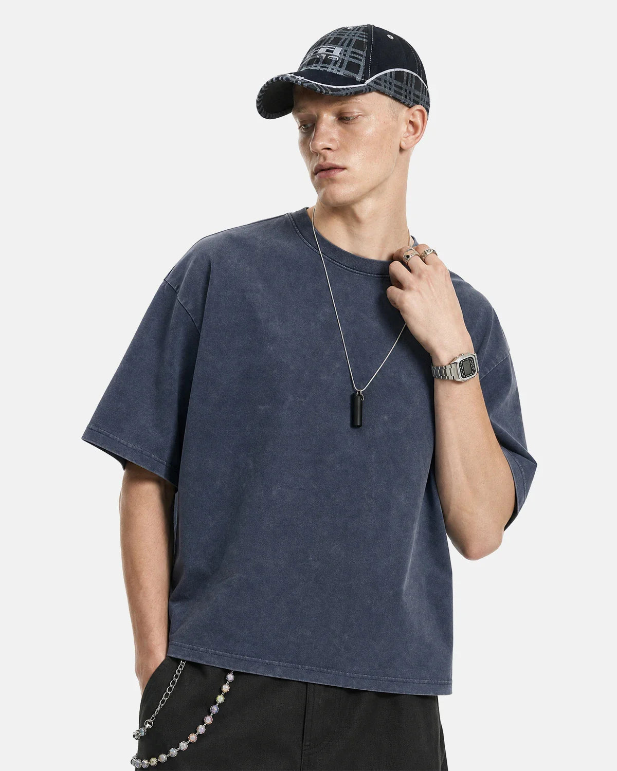 Snow Washed Heavyweight Boxy T-Shirt | Inflation Streetwear