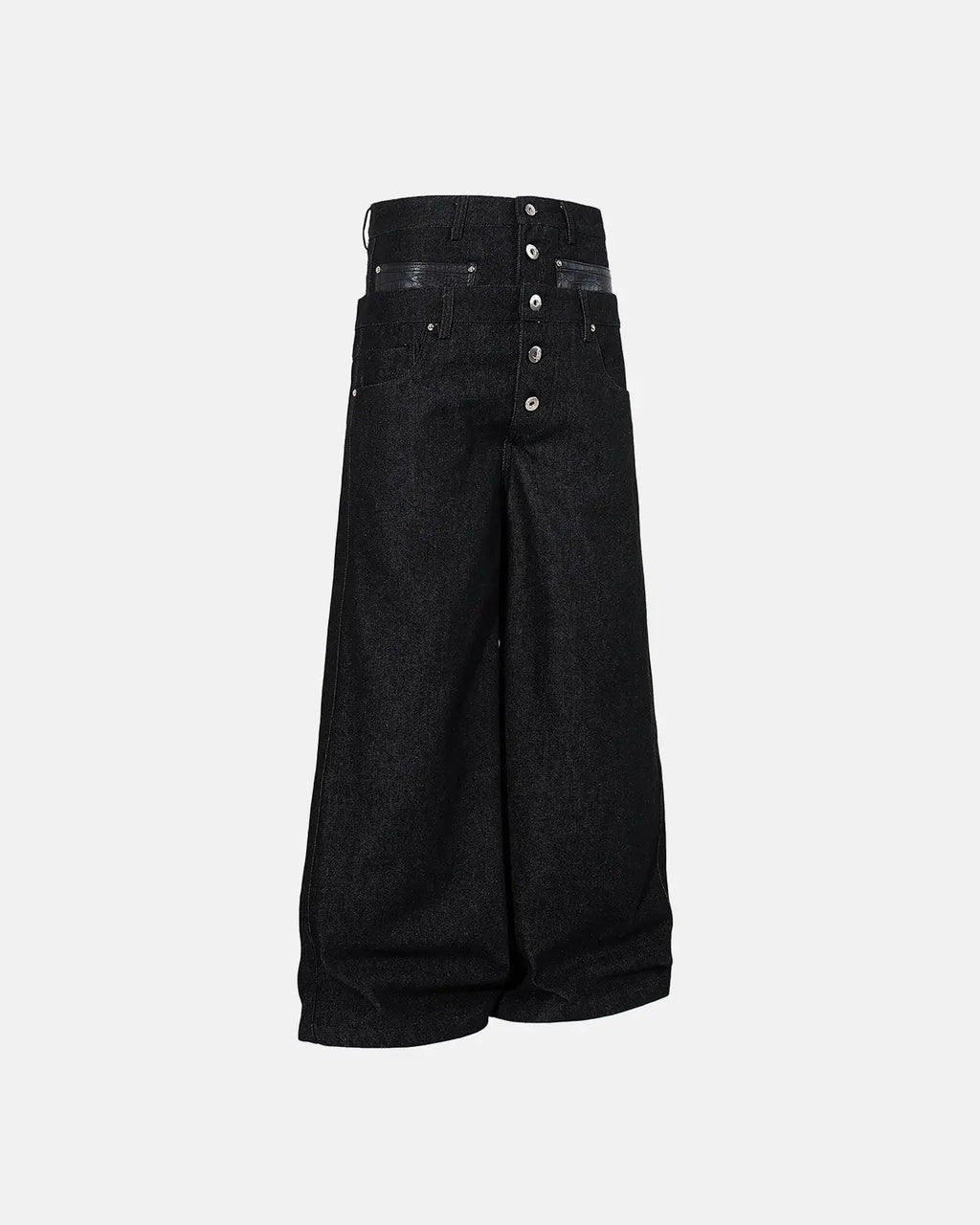 Double Wasit Raw Super Baggy Jeans | Inflation Streetwear