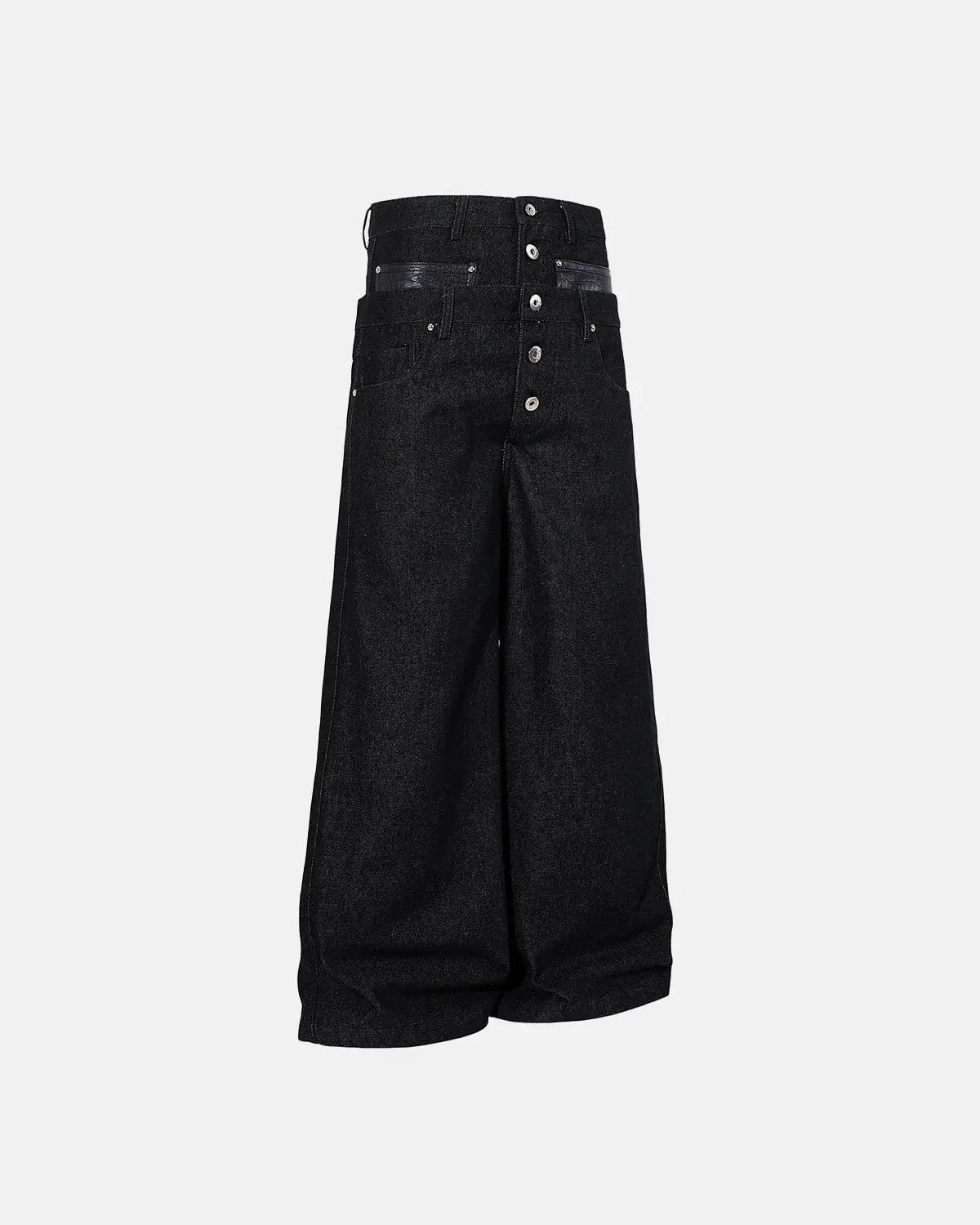 Double Wasit Raw Super Baggy Jeans | Inflation Streetwear