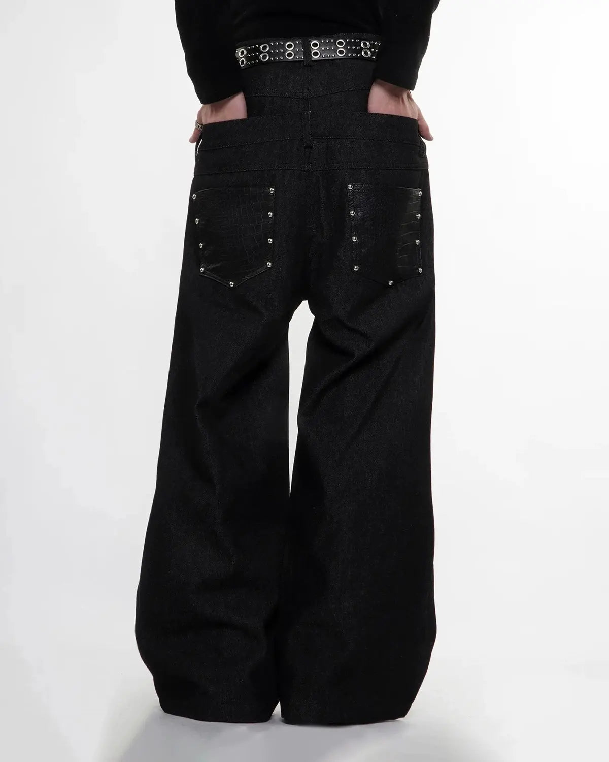 Double Wasit Raw Super Baggy Jeans | Inflation Streetwear