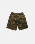 Frayed Hem Camo Knee-Length Shorts | Inflation Streetwear