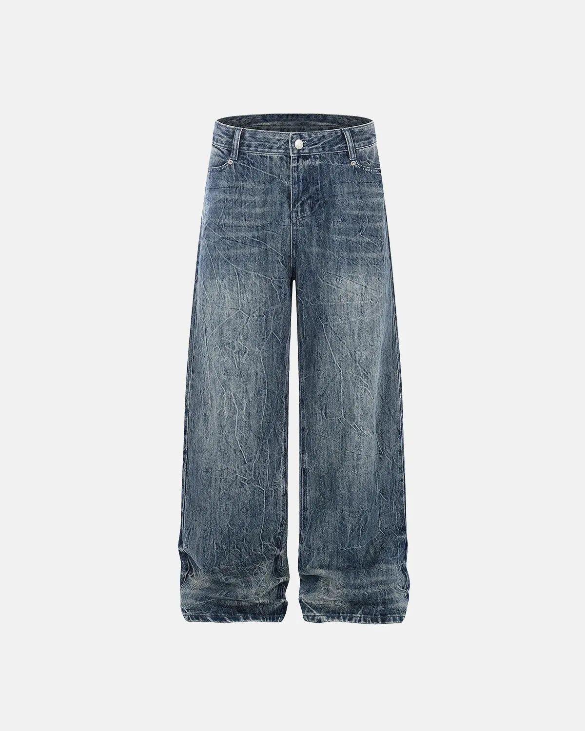 Textured Wash Baggy Jeans | Inflation Streetwear