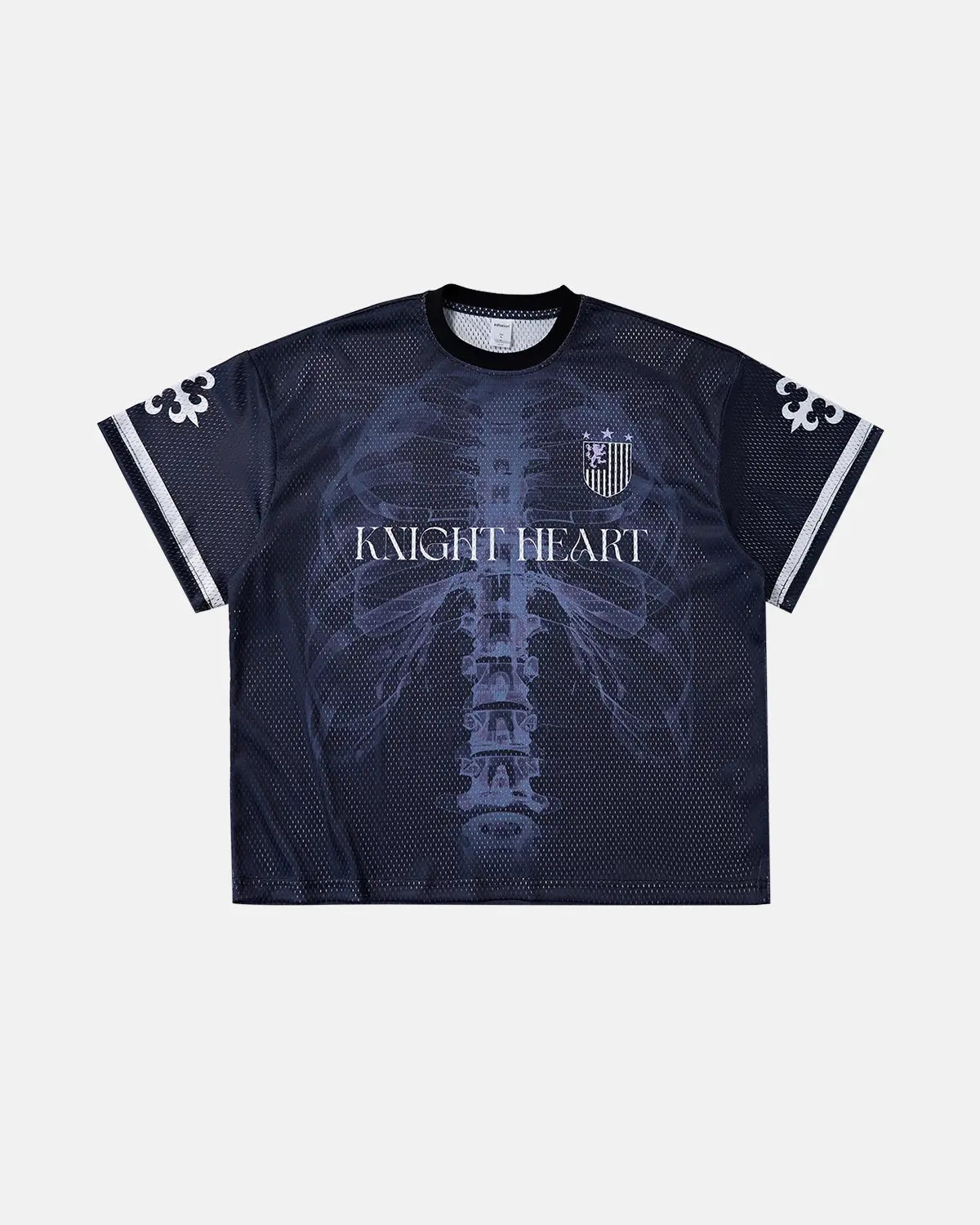 X-Ray Skeleton Graphic Mesh Jersey | Inflation Streetwear