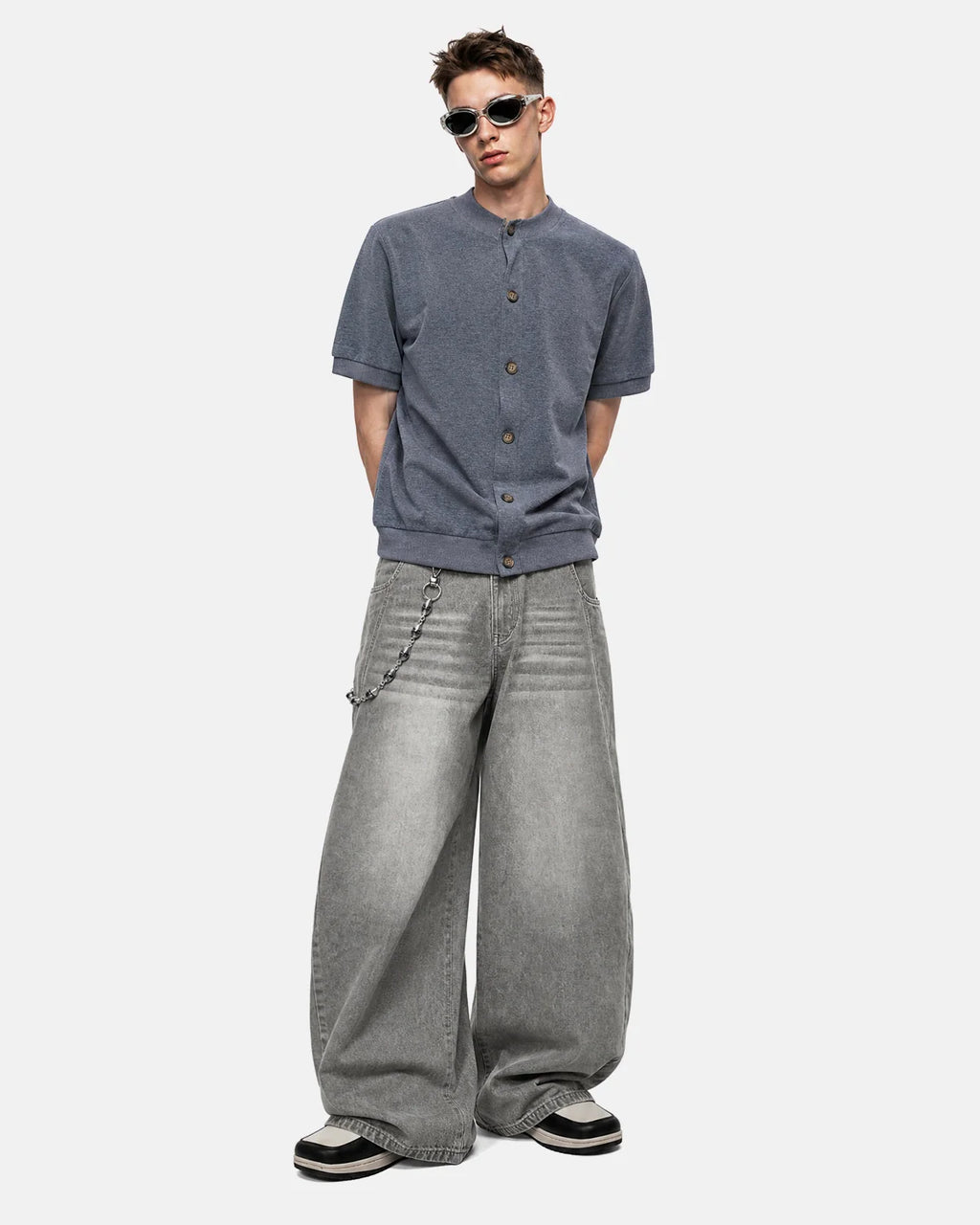 Old Money Short Sleeve Button Cardigan | Inflation Streetwear
