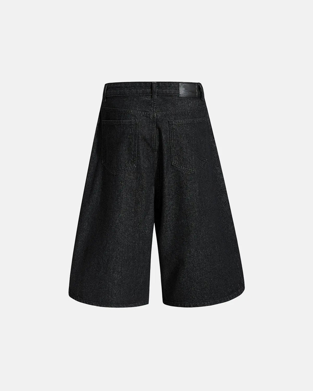 Asymmetric Button Raw Denim Jorts | Inflation Streetwear