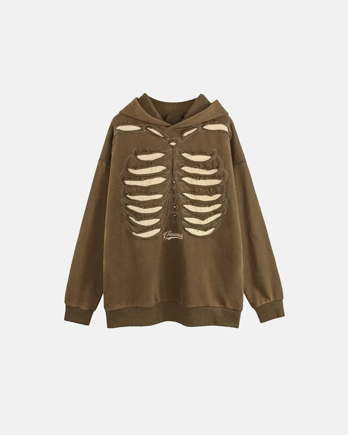 Distressed Ribcage Wash Hoodie | Inflation Streetwear