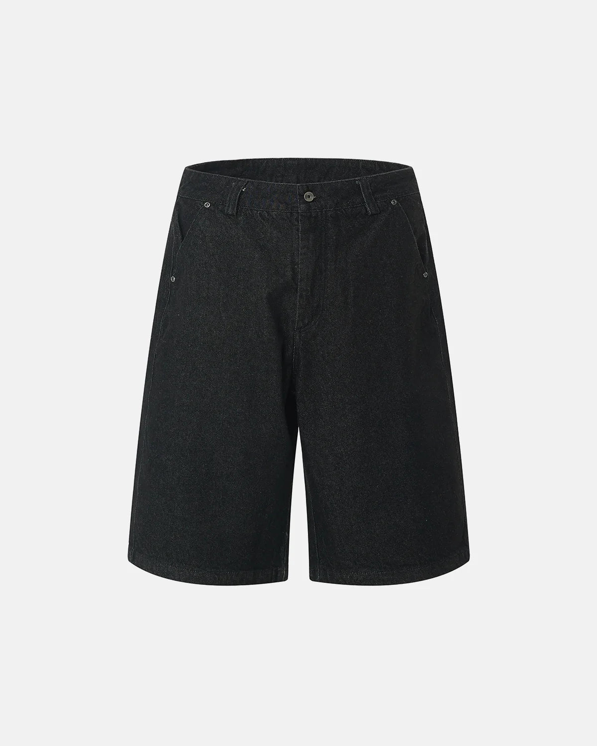 Black Baggy Long Jorts | Inflation Streetwear