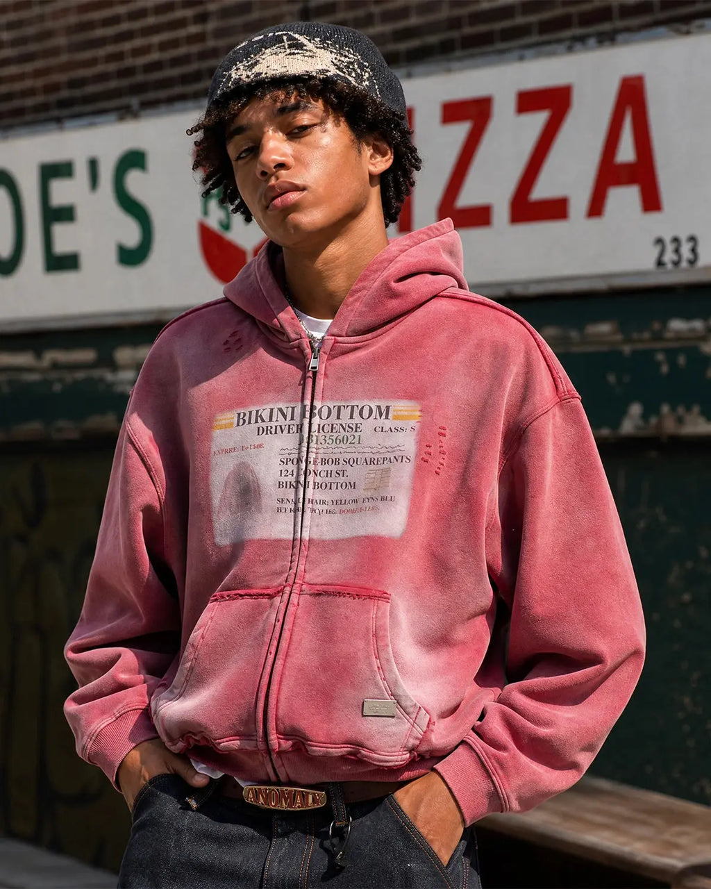 Graphic Ripped Washed Zip Up Hoodies | Inflation Streetwear