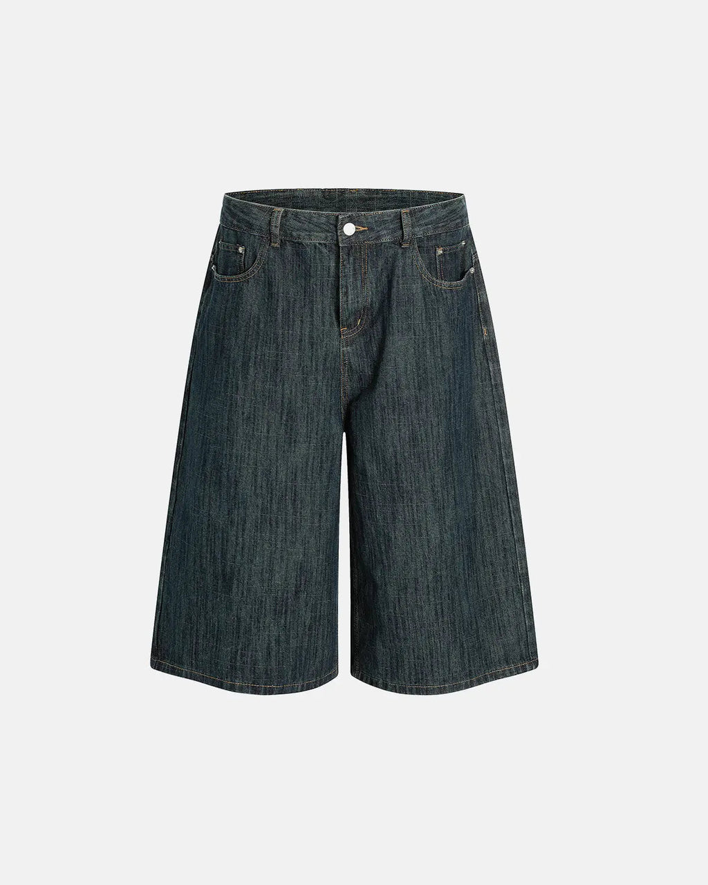 Raw Wide-Leg Long Jorts | Inflation Streetwear